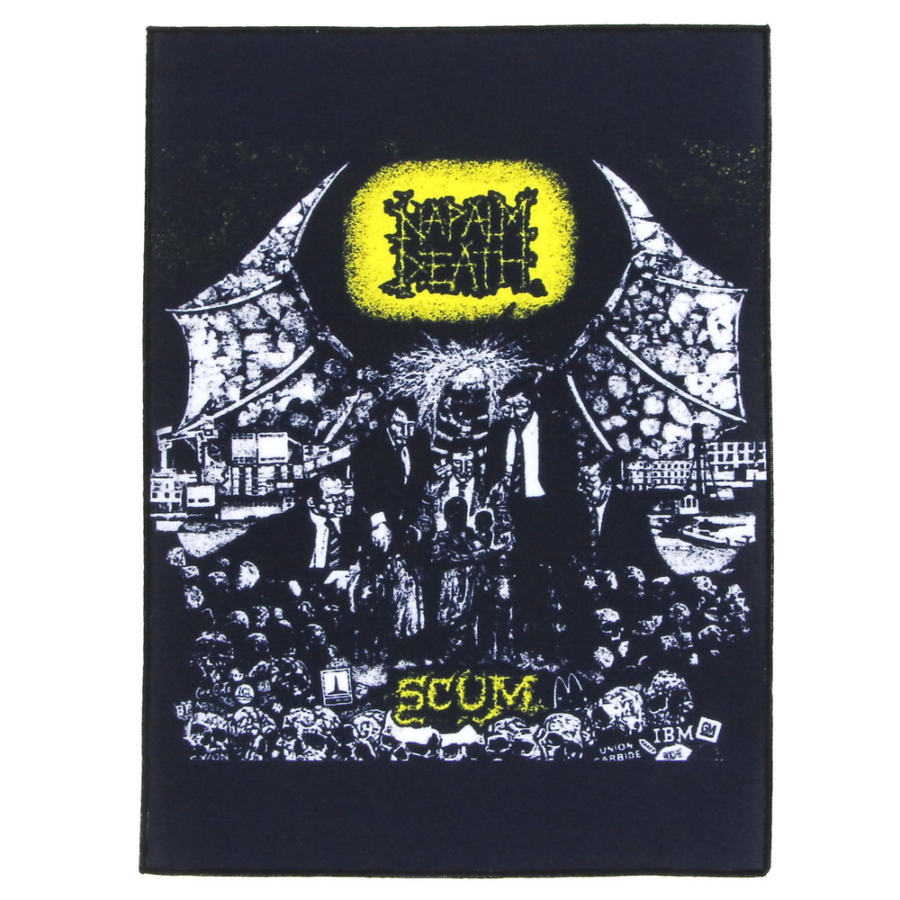 Нашивка спиновая группы Napalm Death