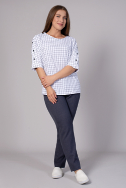 Брюки женские 3705ВП, Темно-серый #48ТСер023705ВП