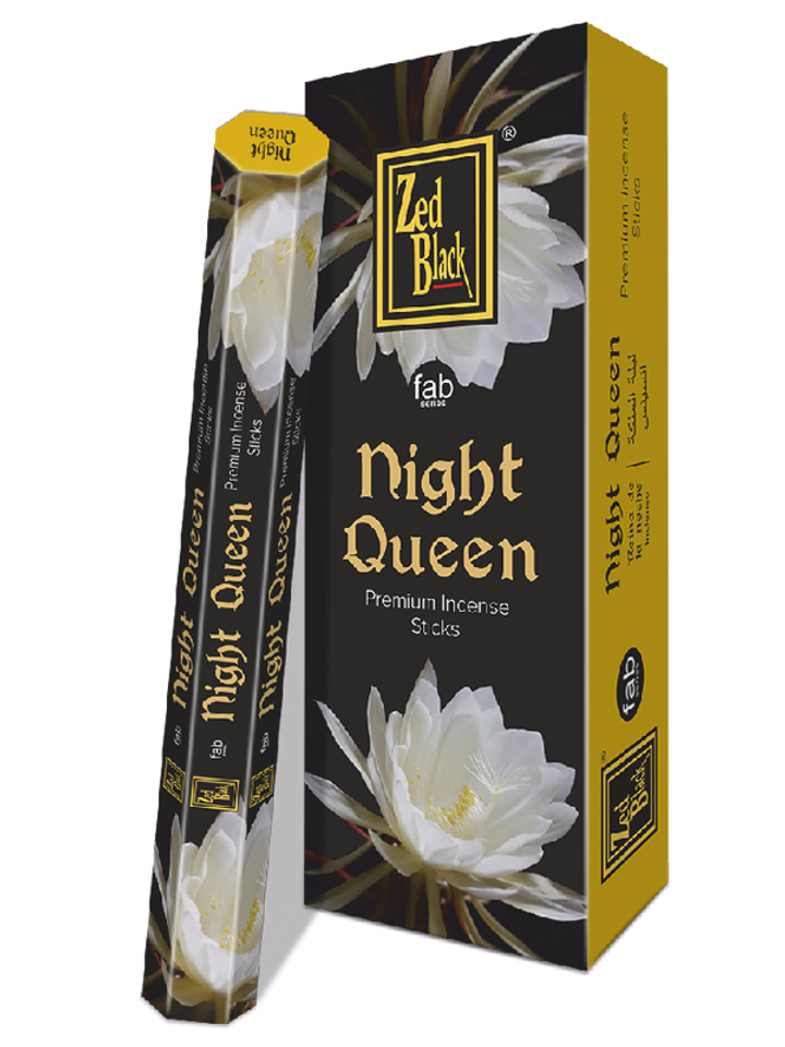 Zed Black Fab Series Night Queen шестигранник Благовоние Королева Ночи