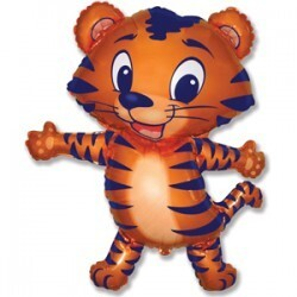 F Мини-фигура, Тигренок (синий), 14''/32 см, 5 шт.