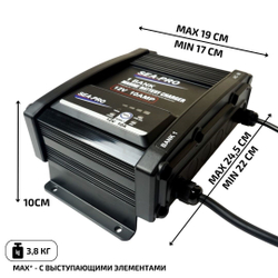 Зарядное устройство ТЕ4-0324A (1х12В AGM/LEAD-ACID/LiFePo4)