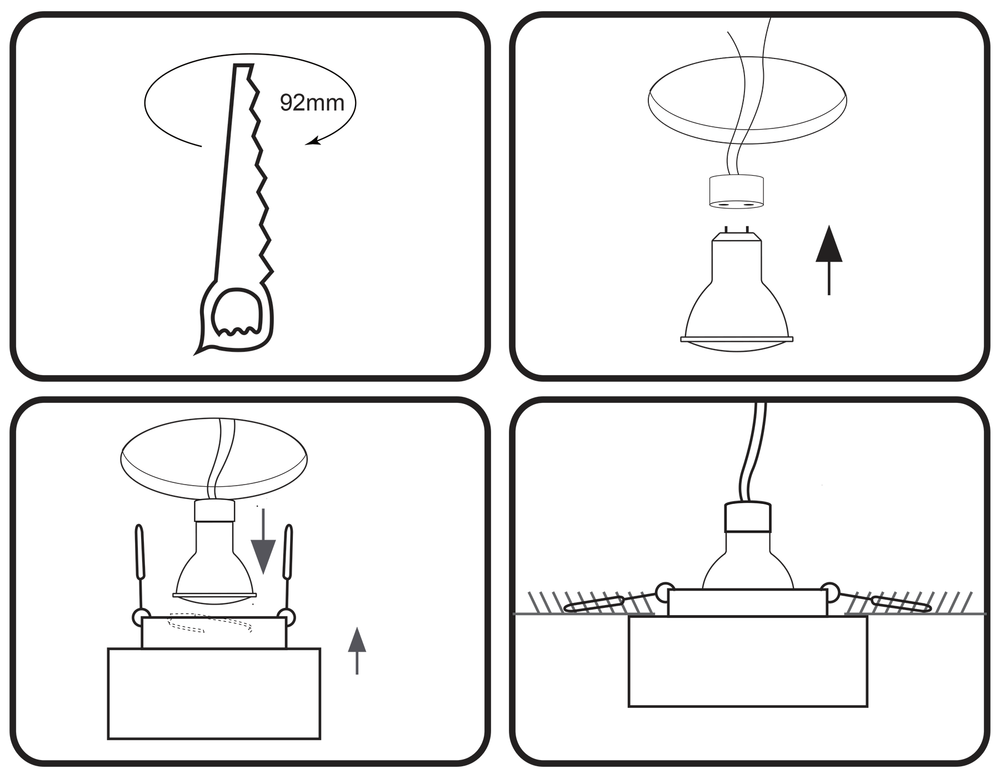 Ambrella Встраиваемый точечный светильник MR16 Techno TN190