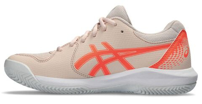 Женские Кроссовки теннисные Asics Gel-Dedicate 8 Clay - pearl pink/sun coral