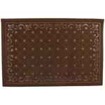 Коврик влаговпитывающий, 40*60 см. Ромбы коричневый