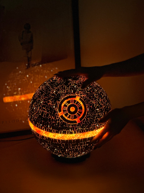 Светильник - Звезда Смерти (30 см)