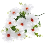 Искусственные цветы «Весеннее вдохновение» 48см 9цветков белые