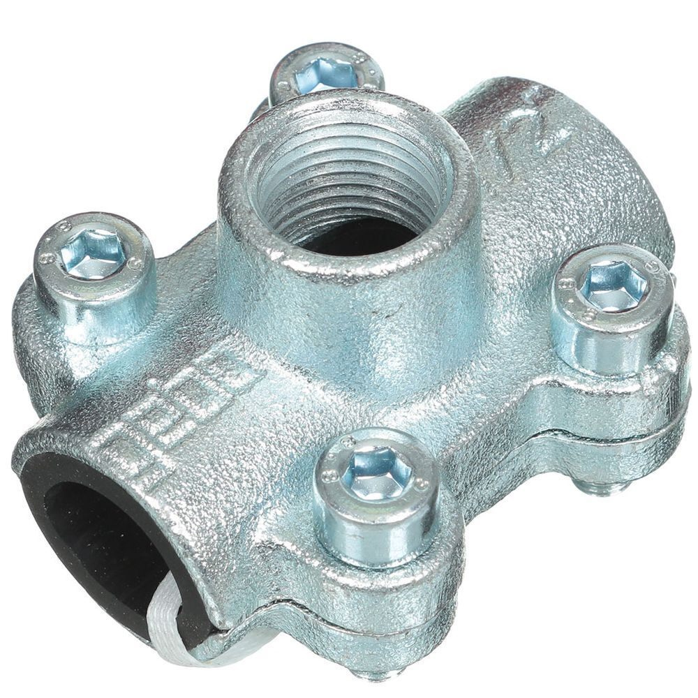 Седелка-врезка 1/2"х1/2", DN 15х15, чугун, внутр рез, Gebo, 01.261.28.0101