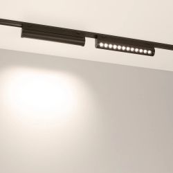 Светильник MAG-VIBE-LASER-TURN-L209-12W Day4000-MIX (BK, 24 deg, 48V, TUYA Zigbee) (Arlight, IP20 Металл, 5 лет) 044177