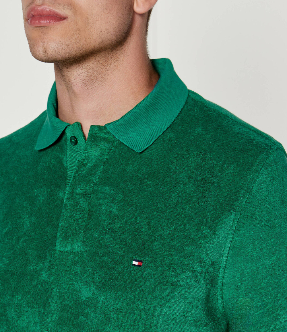 Поло Tommy Hilfiger - зеленый(MW0MW30770)