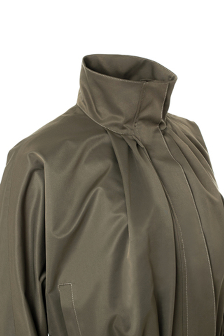 “Air jacket” Ветровка с драпировкой на молнии.