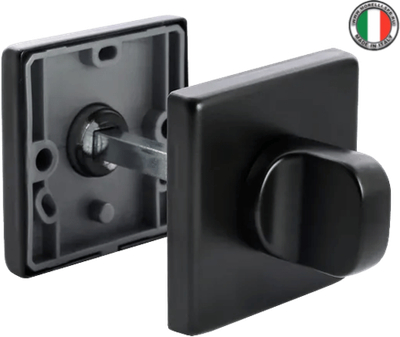 Завертка сантехническая LUX-WC-SQ черный