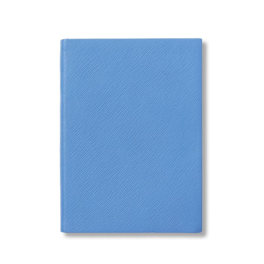 Smythson Блокнот Soho Notebook in Panama Stars Navy