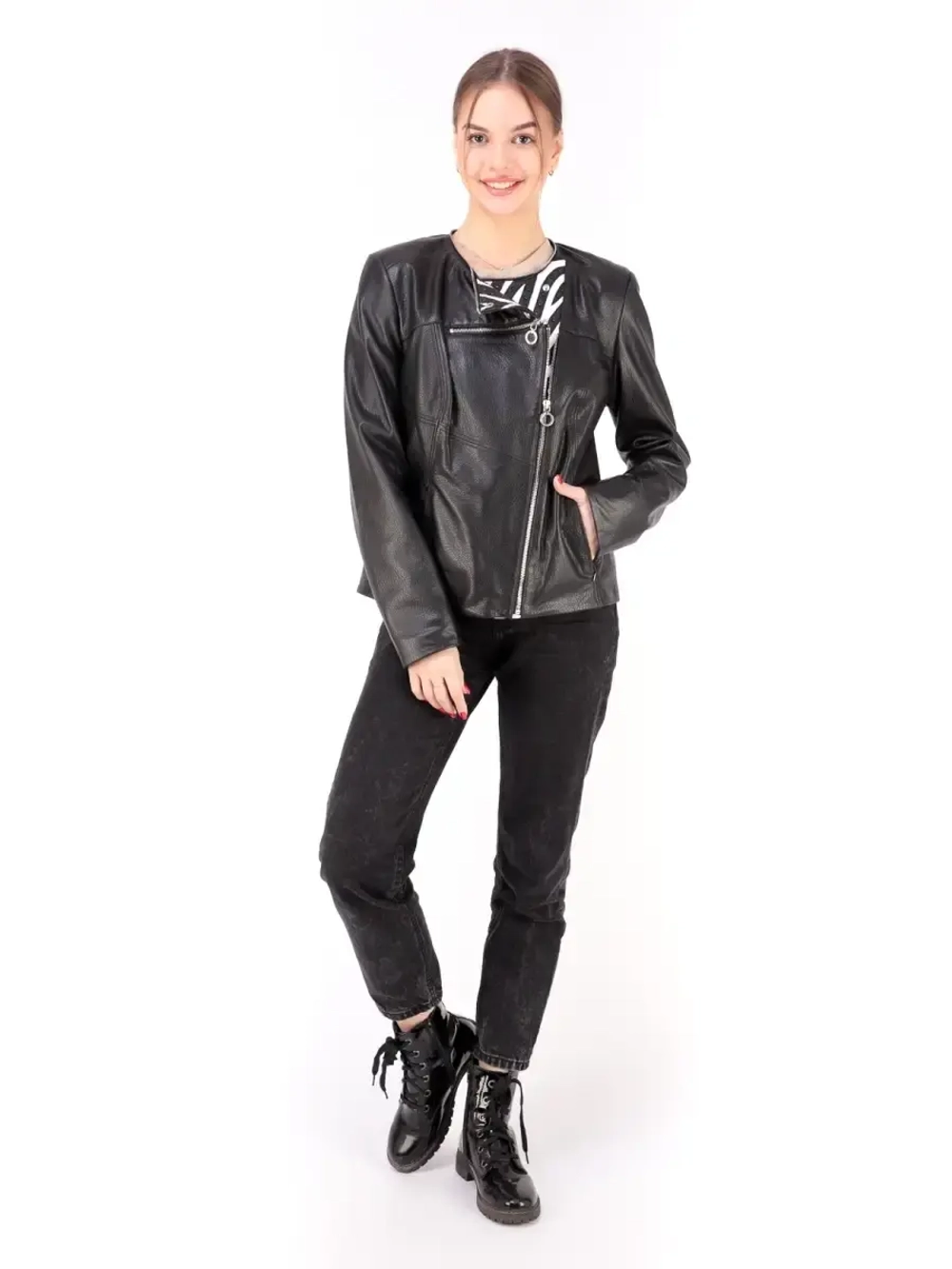 Куртка женская из натуральной кожи