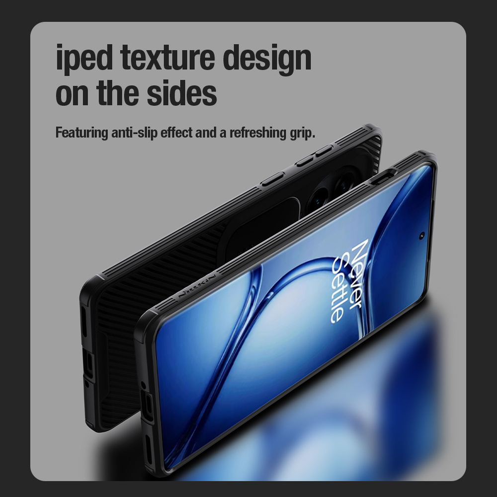 Противоударный чехол с защитной шторкой для камеры от Nillkin на OnePlus Ace 2 Pro, серия CamShield Pro Case