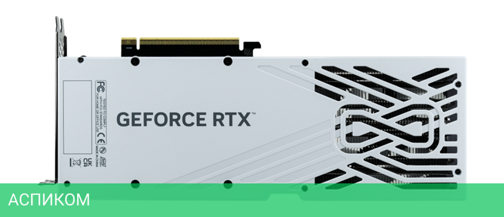 Видеокарта Palit GeForce RTX 5070 White OC 12Gb GDDR7 (NE75070U19K9-GB2050W)