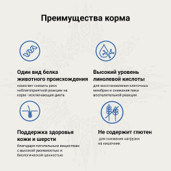 Craftia Galena Hypoallergenic Derm Сare диета для кошек при заболеваниях кожи 1,4 кг