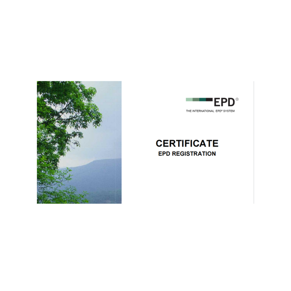 Сертификат EPD