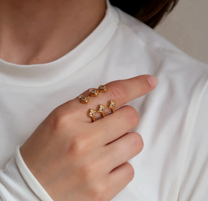 Кольцо ZEN gold