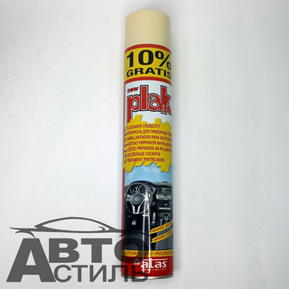 Полироль торпеды спрей PLAK  Ваниль 750мл