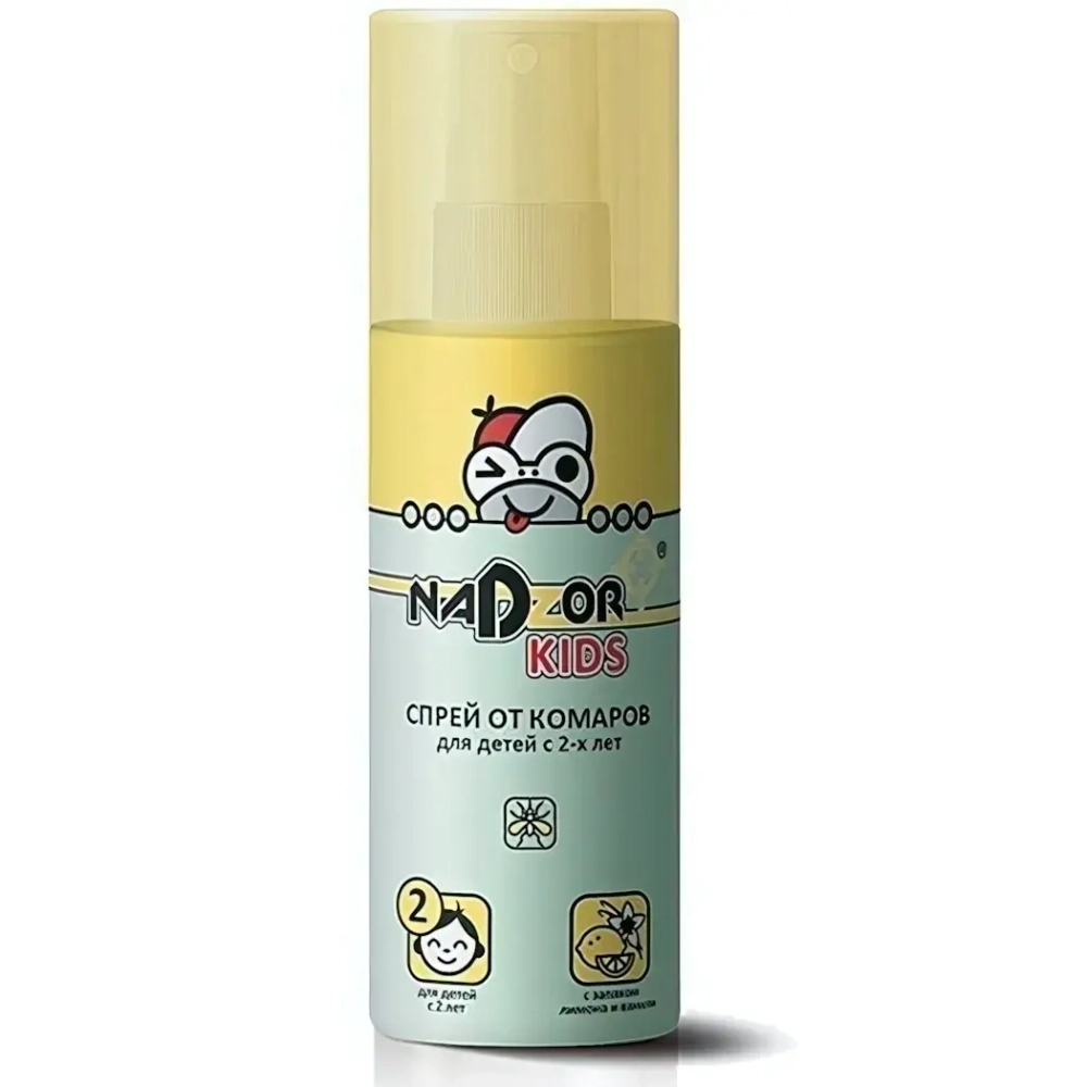 Спрей от комаров для детей 100мл «Nadzor» DET001N