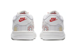 Baby Nike Air Force 1 18 QS fireworks embroidered mid-top shoes white