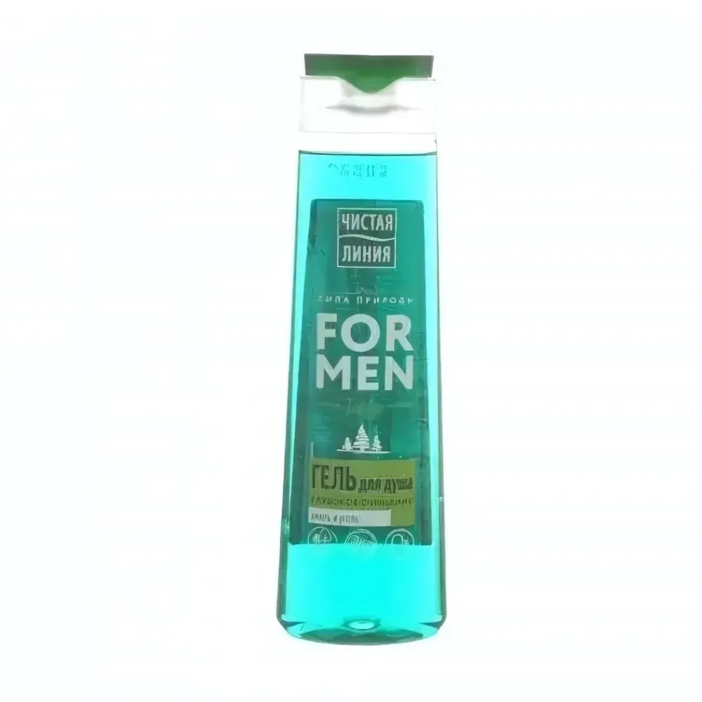 Гель для душа для мужчин ЧИСТАЯ ЛИНИЯ Глубокое очищение 400мл
