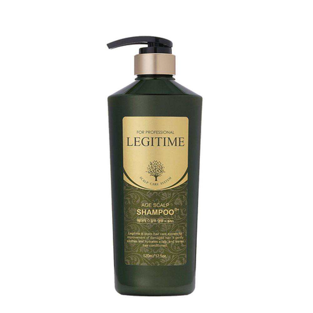 WELCOS Шампунь для волос укрепляющий Legitime Age Scalp Shampoo (520 мл.)