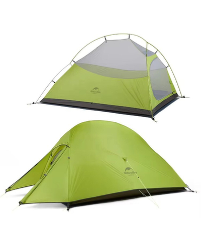 Палатка Naturehike Cloud Up 2-местная, алюминиевый каркас, зеленая