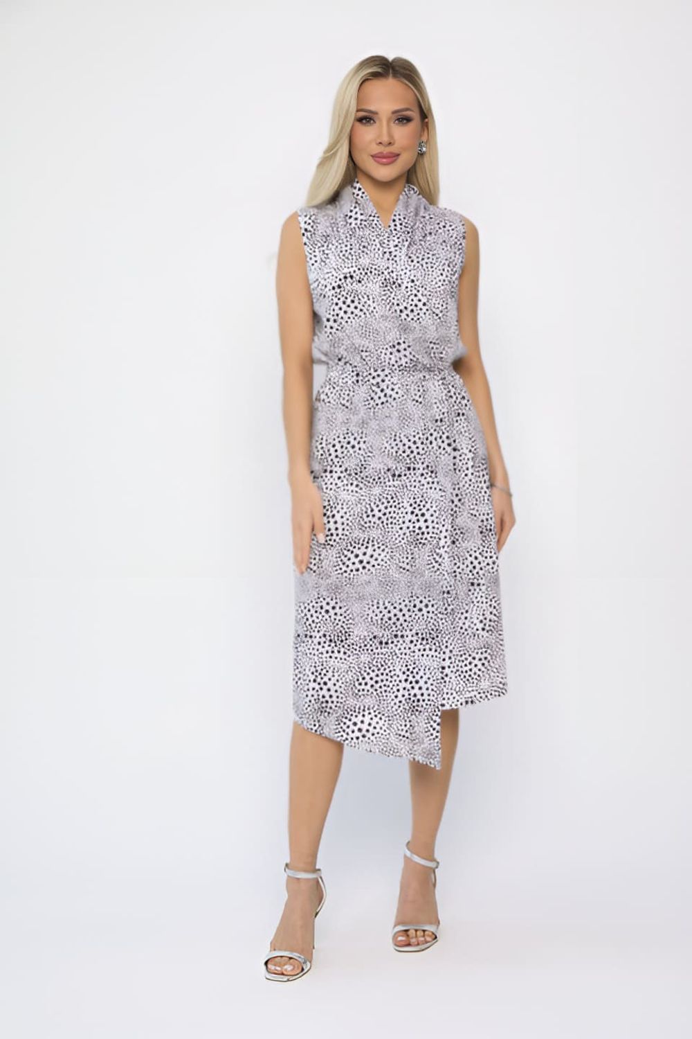 Платье Хьюми (черно-белое) П13736-35М LT Collection