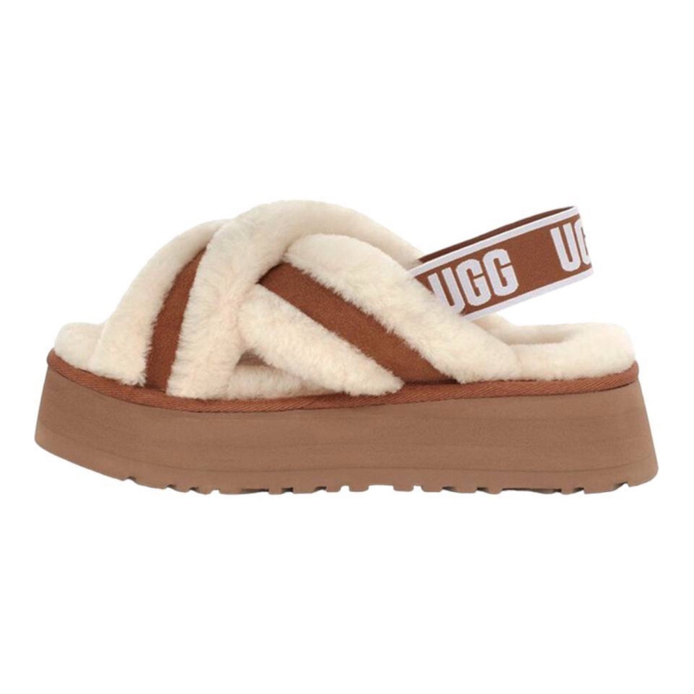 UGG Disco Cross Slide Chestnut