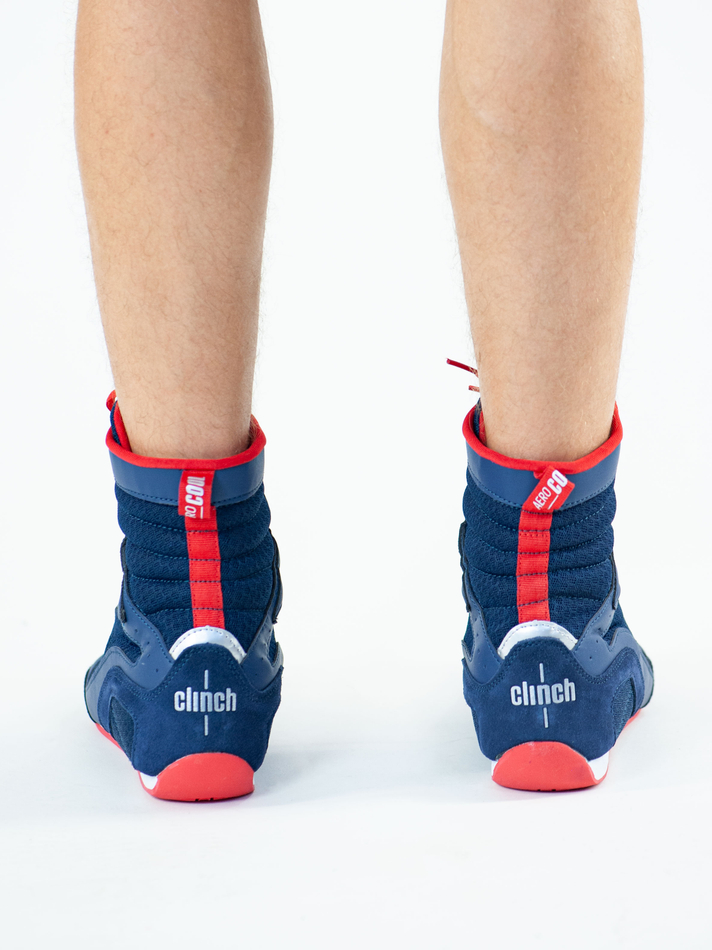 C415 Боксерки Clinch Olimp сине-красные
