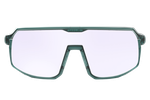 Спортивные очки HILX Inferno Shiny Crystal Green / Photochromic Purple Mirror Lens