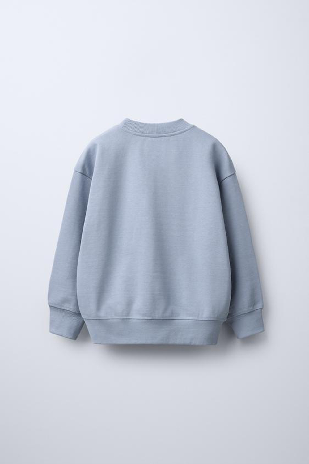 ZARA ОДНОТОННАЯ ТОЛСТОВКА, НЕБЕСНО-ГОЛУБОЙ