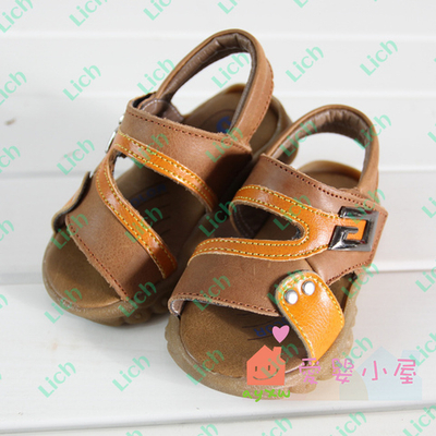 Сандалии детские двухцветные на рифленой подошве