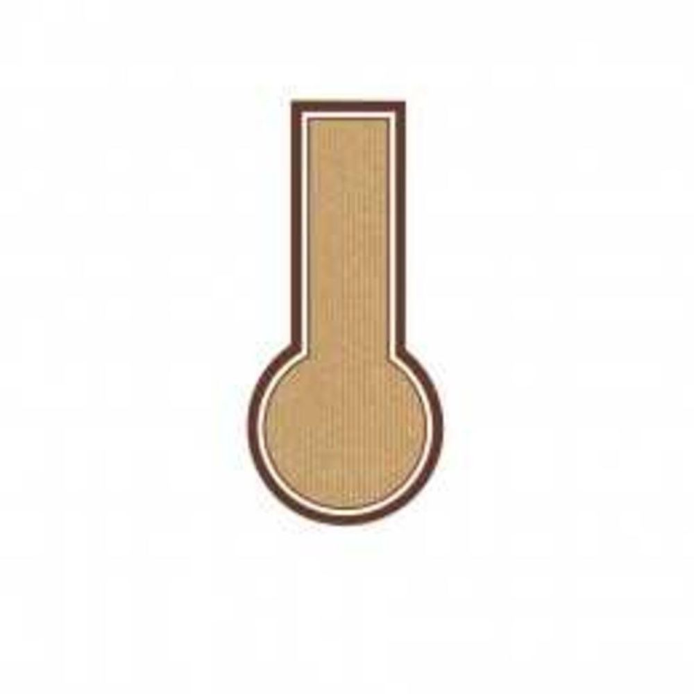 Этикетка бумажная самоклеящаяся крафт, 6*12,5 см, 6 наклеек на листе А4, 100 л/уп, Garci