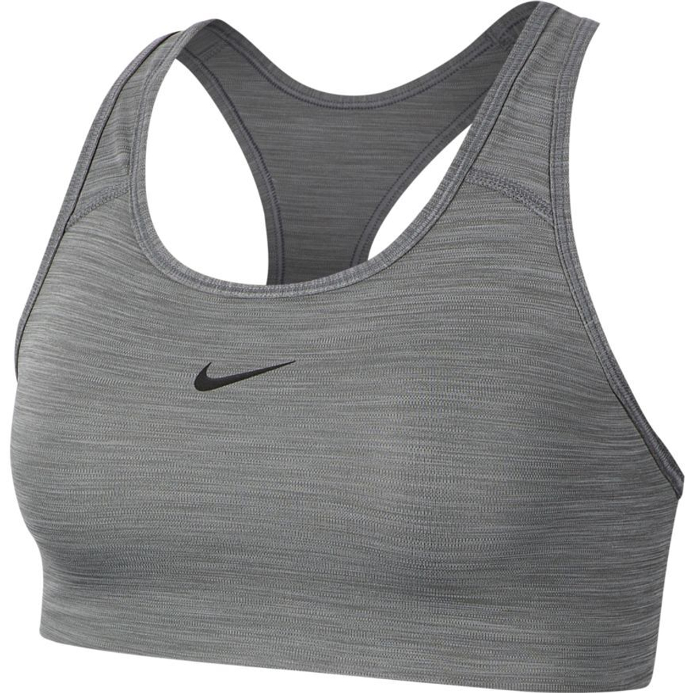 Теннисный бюстгальтер Nike Swoosh Bra Pad - smoke grey/pure/black