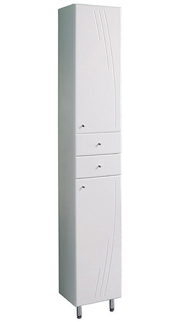 Пенал напольный Акватон Минима правый, белый