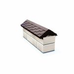 Парапет полимеркомпозитный Everest 130мм (0,5 кирпич) коричневый