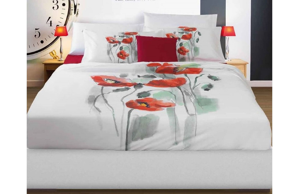 Постельное белье 2 спальное евро Сasa Anversa Папавери Италия фото