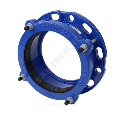 Муфта чугун соединительная Ду 150 (Дн 159-182) Ру10/16 ПФРК Benarmo 7010