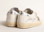 Кеды Golden Goose Superstar LTD with silver Swarovski crystal tongue