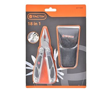 Мультитул  18 в 1 с подсветкой Tactix 471005