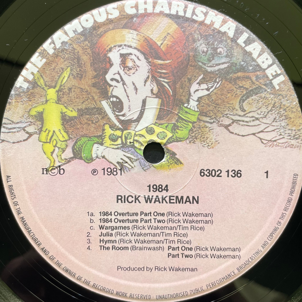 Rick Wakeman ‎– 1984 (Скандинавия 1981г.)