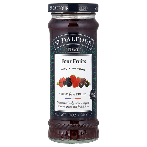 St. Dalfour, Deluxe Four Fruits Spread, 284 г (10 унций)