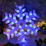 Гирлянда-панно "Снежинка" LED лампы, d40см, цвет синий, ZL-5В