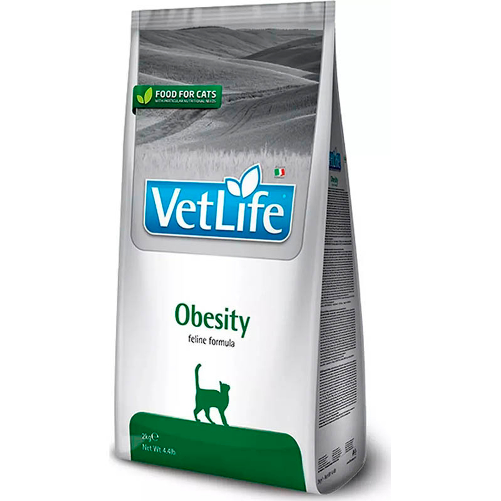 Сухой корм Farmina Vet Life Cat Obesity 400 г для кошек с ожирением