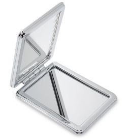 WW-127/3 Зеркало метал прямоугольное «Бабочки»