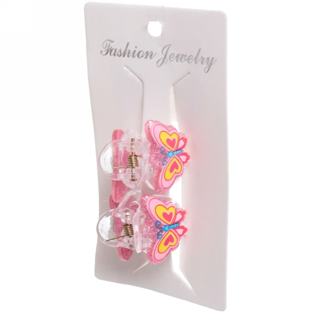 Заколки-краб для волос детские 2 шт «Malvina- Бабочка», 2,4*2,5 см