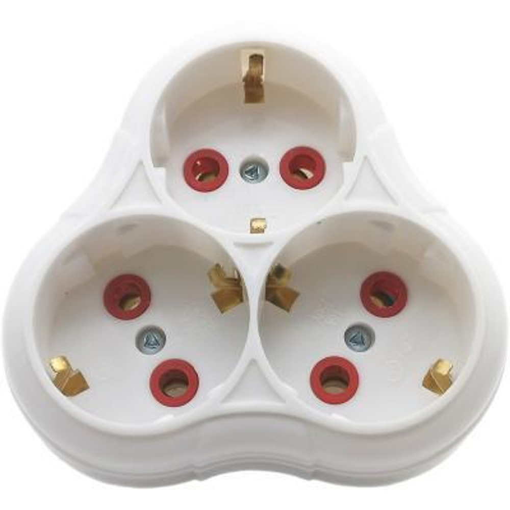 Разветвитель (тройник) Smartbuy SBE-16-A01-3z 16A