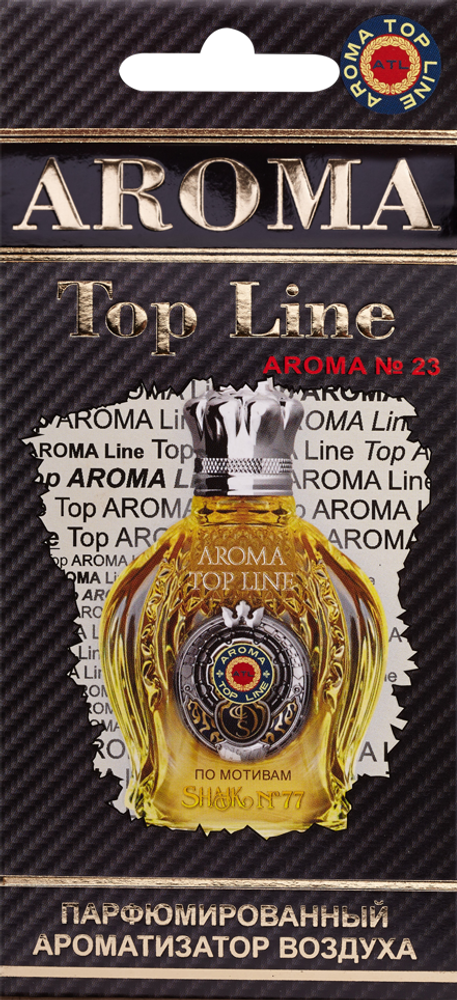 Ароматизатор для автомобиля AROMA TOP LINE №23 Shaik №77 картон